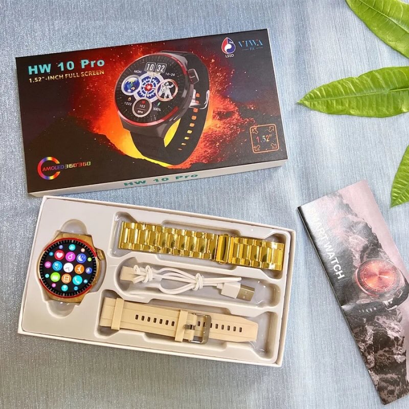 HW10 Pro Smartwatch | 1.52" AMOLED Display | Bluetooth Call | Fitness Tracker | Stylish Design