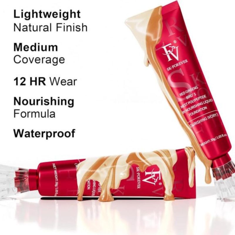 FV Liquid Foundation | Full Coverage, Matte Finish, Long-Lasting Makeup