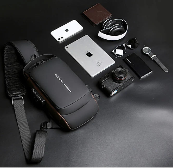 Multifunction Anti-Theft USB Charging Crossbody Shoulder Bag | Stylish, Secure, and Ready for Adventures
