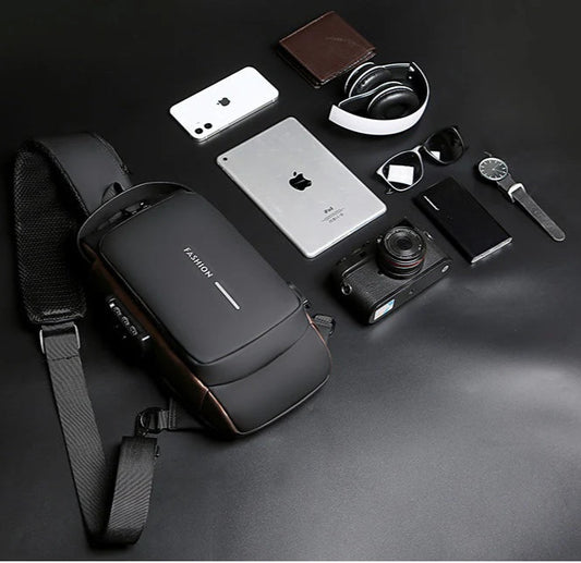 Multifunction Anti-Theft USB Charging Crossbody Shoulder Bag | Stylish, Secure, and Ready for Adventures