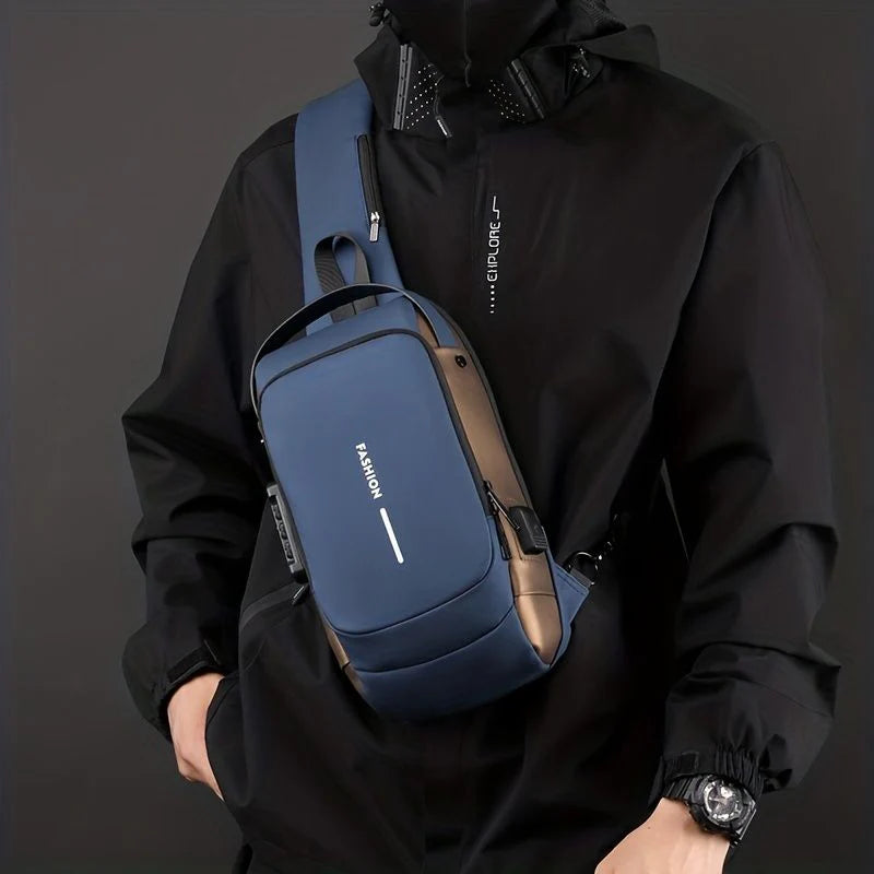 Multifunction Anti-Theft USB Charging Crossbody Shoulder Bag | Stylish, Secure, and Ready for Adventures