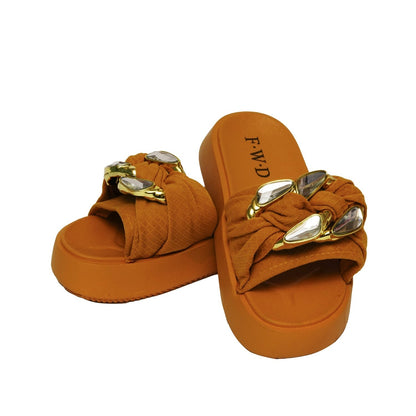 Mustard Casual Slippers - Preego