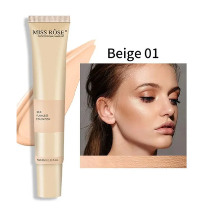 Miss Rose Silk Flawless Foundation | Long-Lasting 5 Shades (IMPORTED)