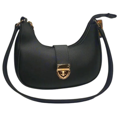 Crescent Luxury Faux Leather Shoulder Bag | Elegant Handbag for Women 5 Colors