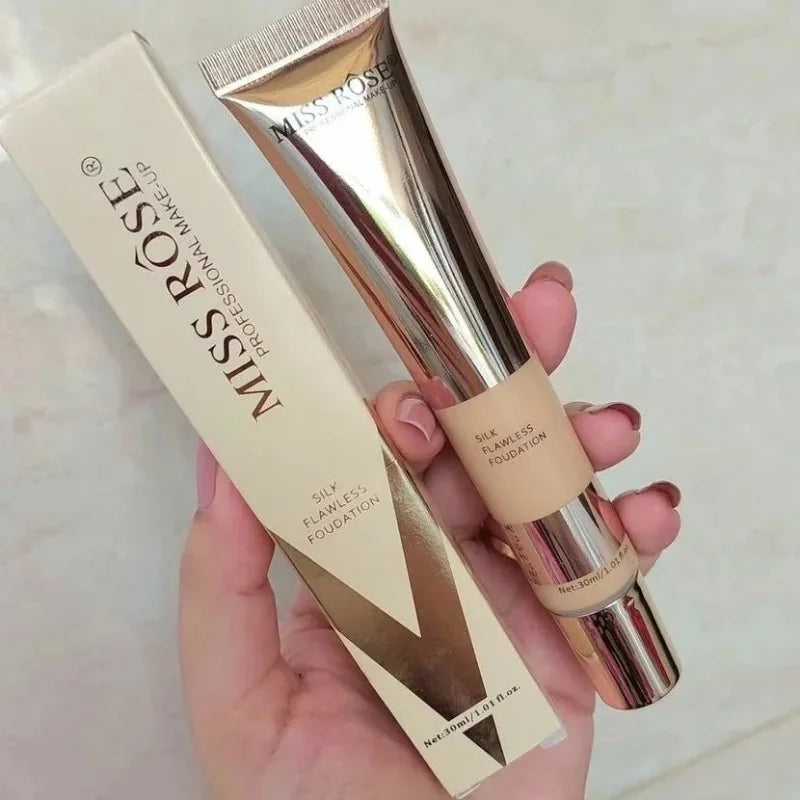 Miss Rose Silk Flawless Foundation | Long-Lasting 5 Shades (IMPORTED)