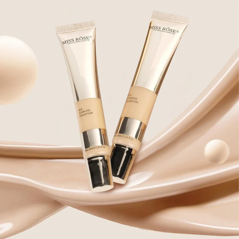 Miss Rose Silk Flawless Foundation | Long-Lasting 5 Shades (IMPORTED)