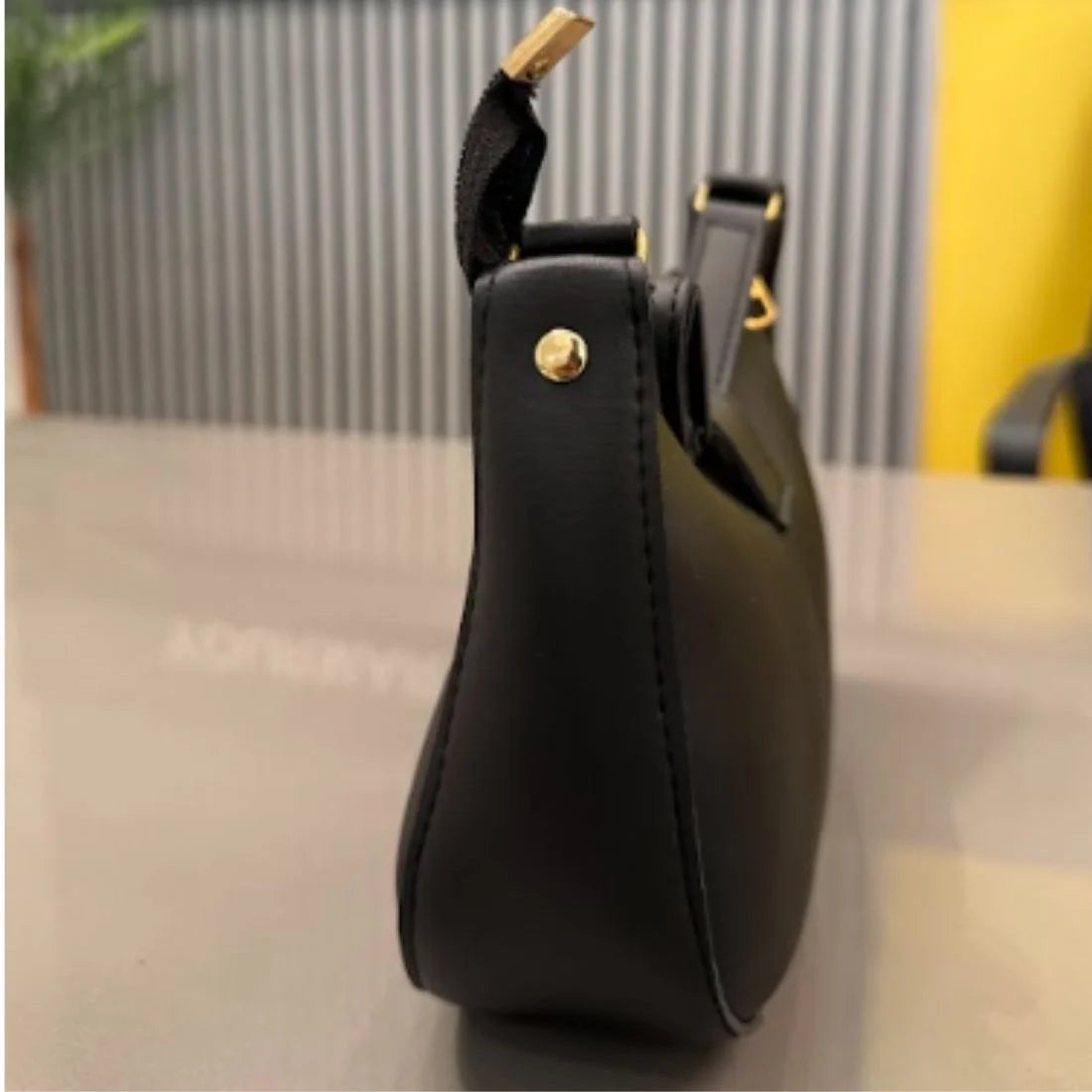 Crescent Luxury Faux Leather Shoulder Bag | Elegant Handbag for Women 5 Colors