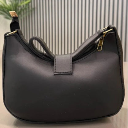 Crescent Luxury Faux Leather Shoulder Bag | Elegant Handbag for Women 5 Colors