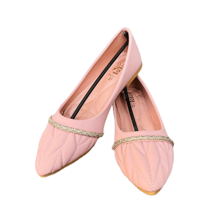 Quilted Pink Fusion Ethnic Pumps - Preego